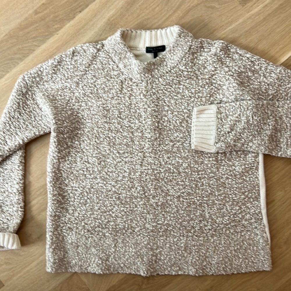 Rag and Bone Wool Blend Nubby Sweater S